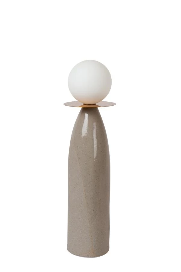 Lucide FIGARO - Lampe de table - Ø 12 cm - 1xG9 - Gris - éteint